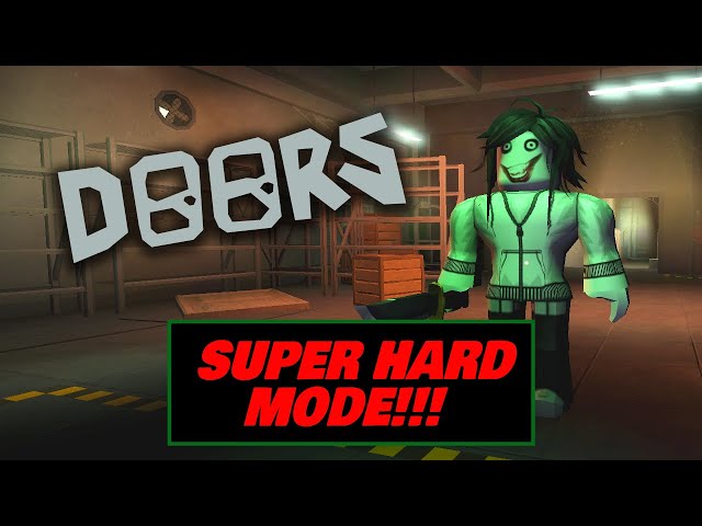 Let's Beat DOORS Super Hard Mode and KILL JEFF! (LIVE) 