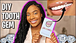 I TRIED GEMZEEZ DIY TOOTH GEM KIT AT HOME 💎 