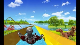 Superhero Incredible Water Slide Simulation | super hero water slide uphill rush - Android Gameplay screenshot 3