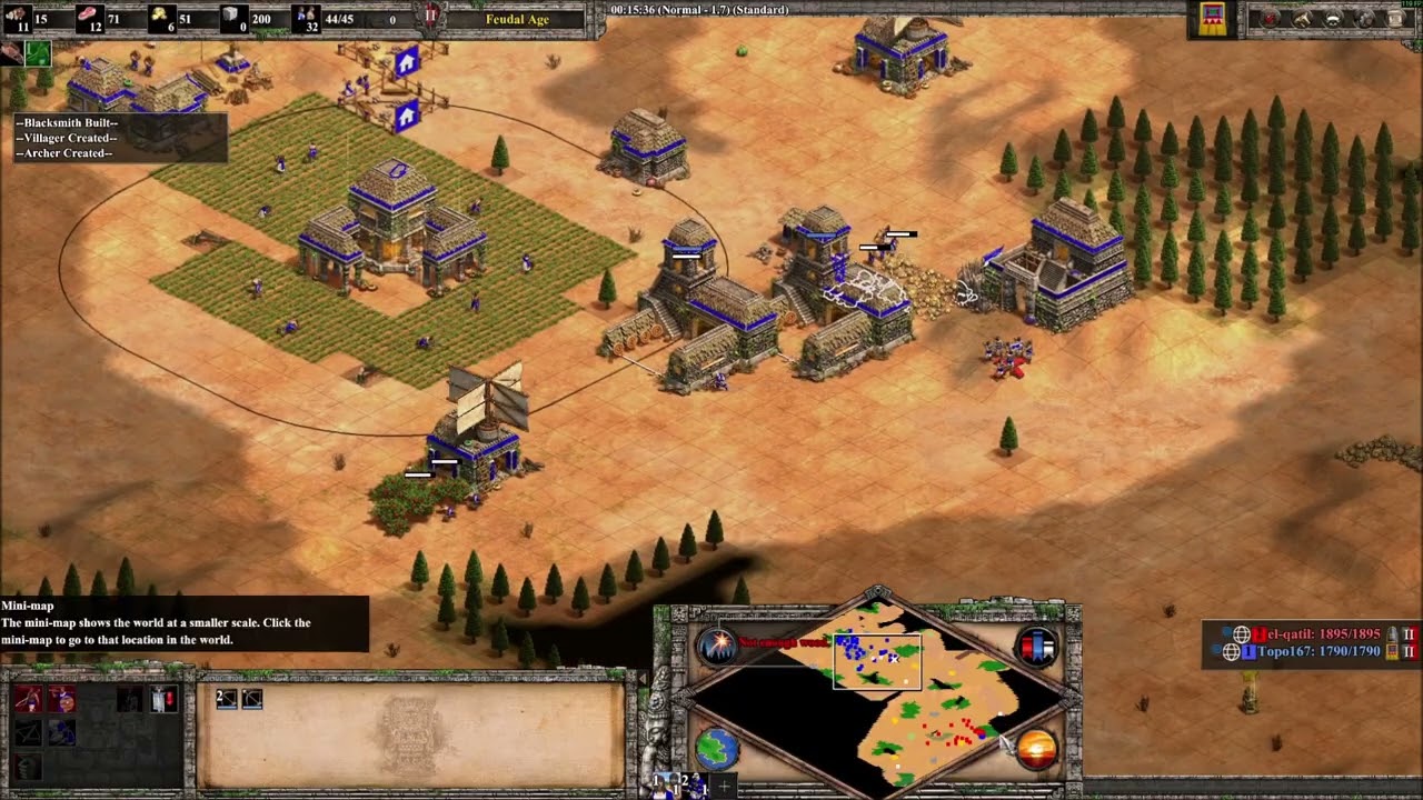 Age of empires 2 de, Incas vs Wu, archers.