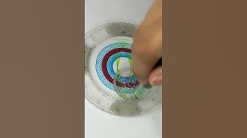 Satisfying Loops That Go on Forever #art #asmr #relaxing #spirograph #satisfying #shortvideo #2025