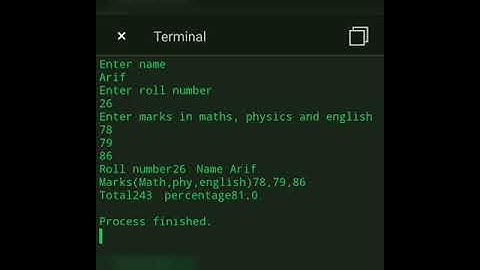 Student details program in java | Java programming
