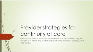 Provider Strategies for Continuity of Care - Project SCOPE ECHO Session #7 Spring 2022 Series