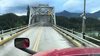 Oregon; Washington state line ( Bridge of the Gods ) amazing drive