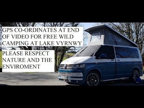 Free Wild Camping At Lake Vyrnwy Wales Uk Youtube