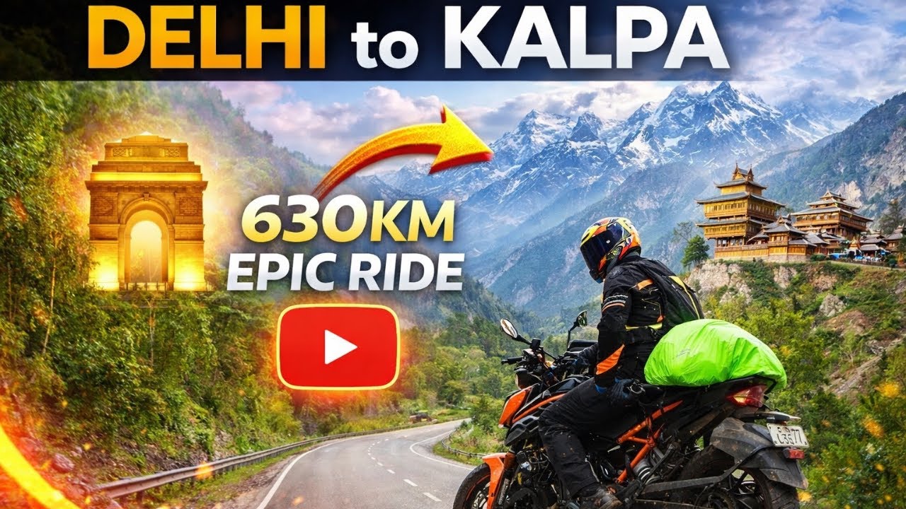 Monsoon Spiti Ride Starts | Delhi to Kalpa | Ep- 1