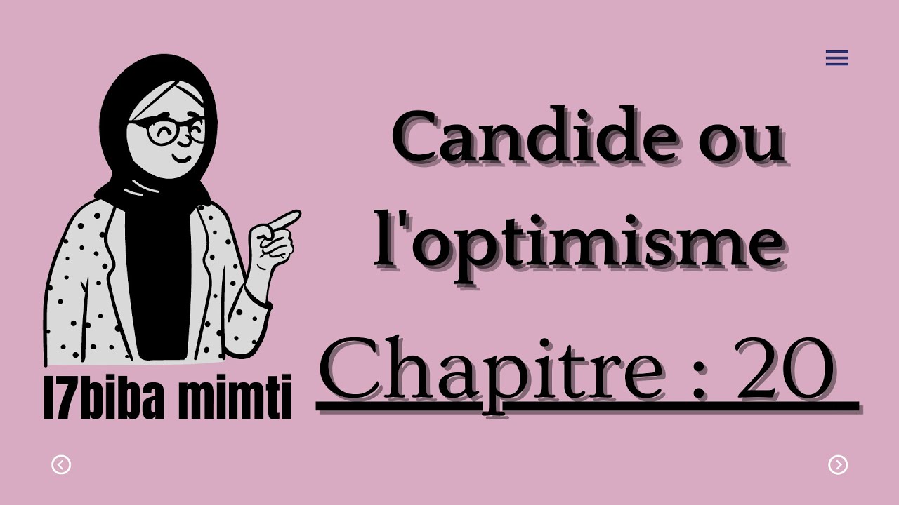 Candide ou l'optimisme chapitre 20