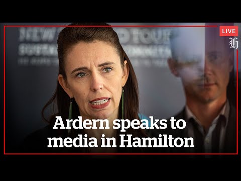 Ardern speaks to media in hamilton | nzherald. Co. Nz