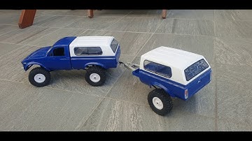 WPL C24 with Trailer