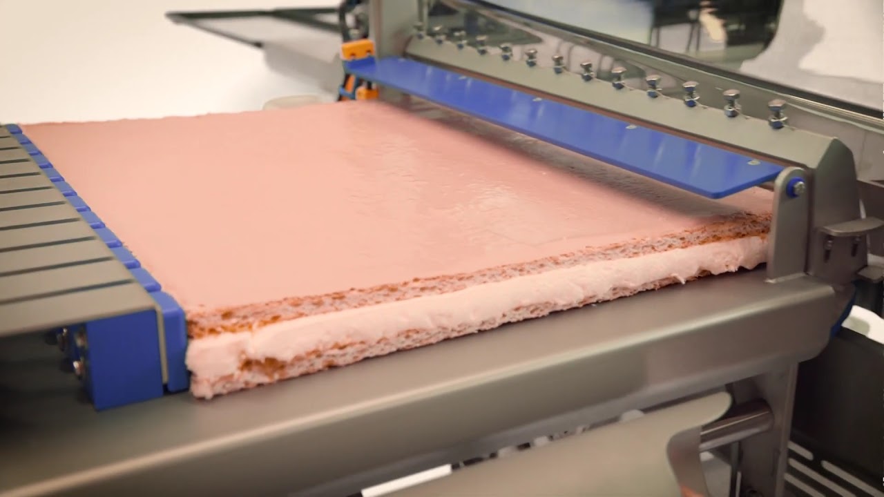 cutting delicate bakery products [2023] fresh layerd pastry | machine | Rens Bakery Solutions