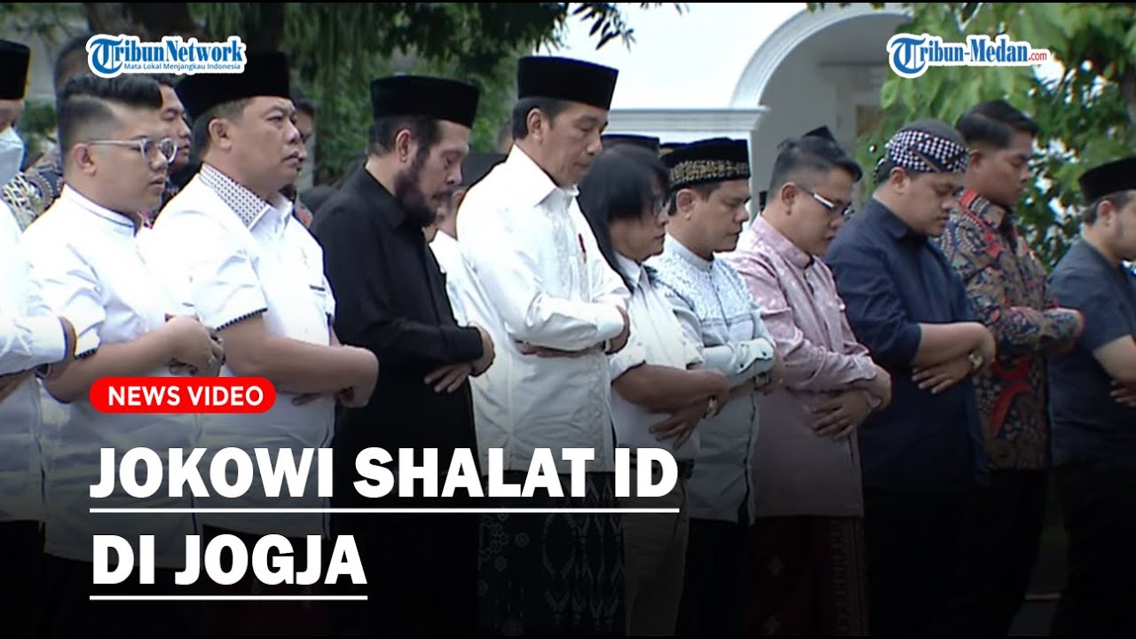 🔴 Presiden Jokowi Salat Iduladha di Jogja