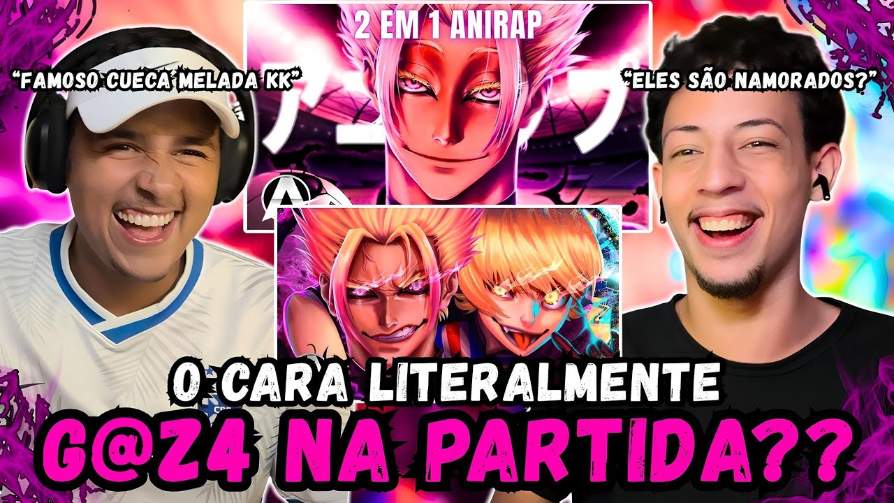 (2 EM 1) REACT Shidou Ryusei | Demônio Egoísta, Charles e Shidou (Blue Lock) Jogada Perversa Anirap