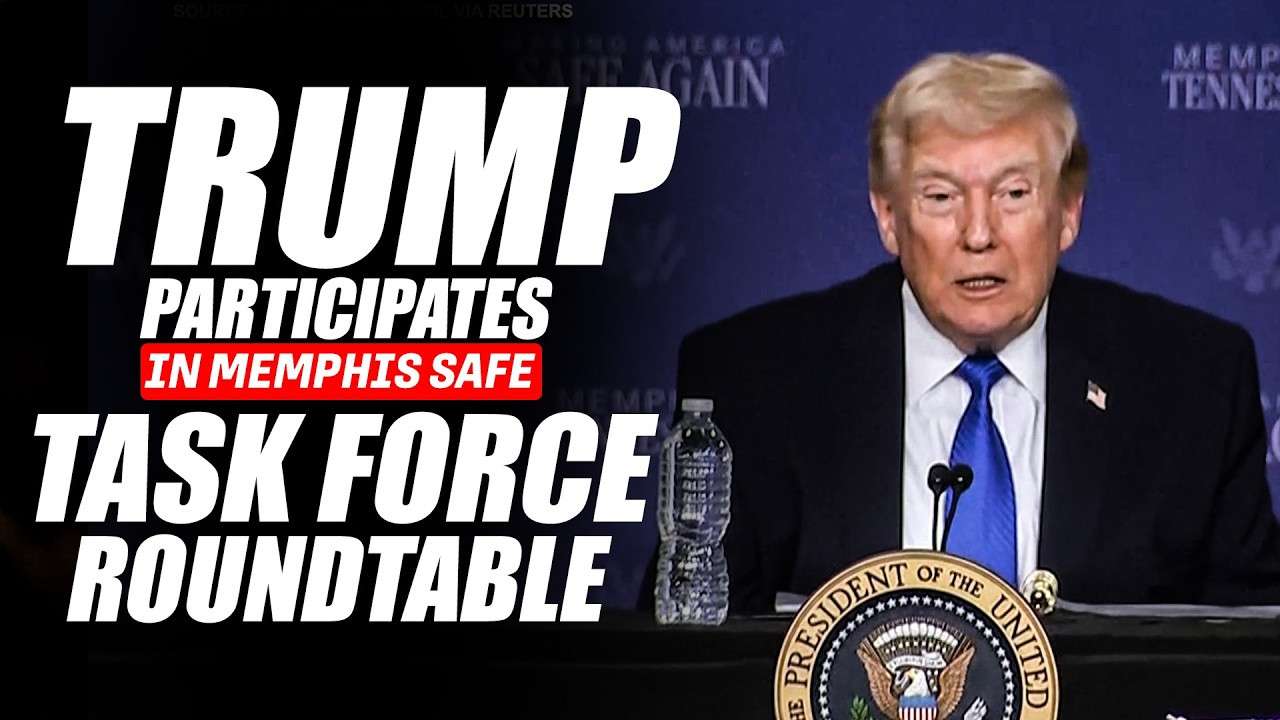 WATCH LIVE: President Trump participates in the Memphis Safe Task Force ...