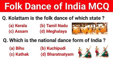 Important Folk dance of India | Folk dance of India important MCQ