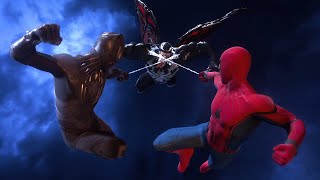 Peter and Miles Vs Venom with Stark Suit and Wakanda Suit - Spider-Man 2 PS5