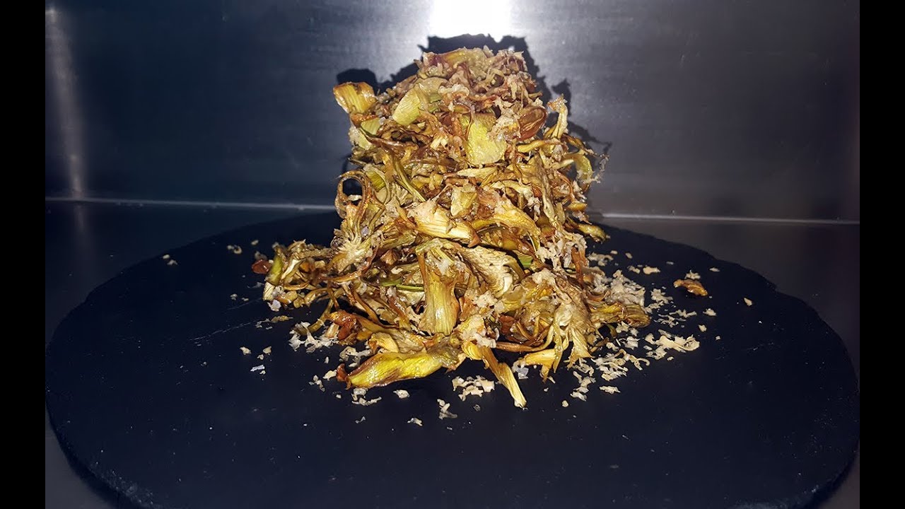 Chips de Alcachofas con virutas de foie | LA COCINA de Manuel Barrau