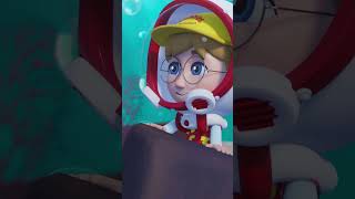 🎶 What do we see under the sea? 🎶 Sing about ocean animals with Bubbles &amp; Friends #shorts