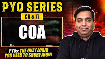 Master PYQs - COA with Vijay Sir🚀 | Must-Watch Series 🎯 | GATE 2025 📚