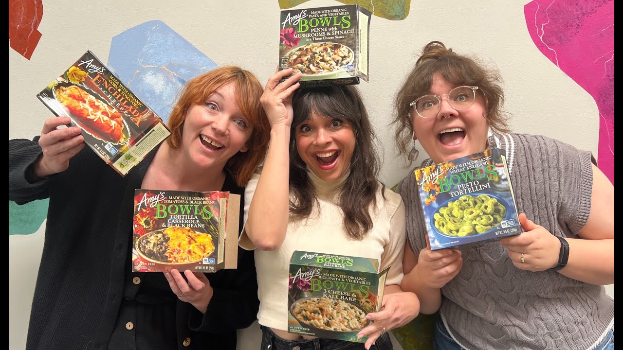 Ranking Amy's Frozen Meals (Unedited Taste Test!)