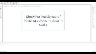 Celebrity Describing the Missing Values in Stata Profile