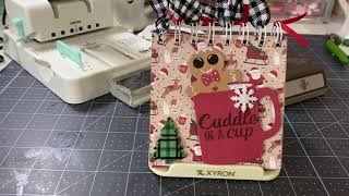 Gingerbread mini album #satmornmakes