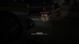 Guy Spots A One Wheeler On The Freeway