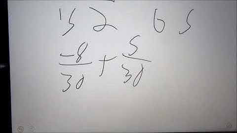 MAT 0028 1.6 Beginning Algebra myopenmath: Add and Subtract Fractions