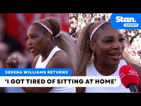 Queen of tennis Serena Williams on her long-awaited return