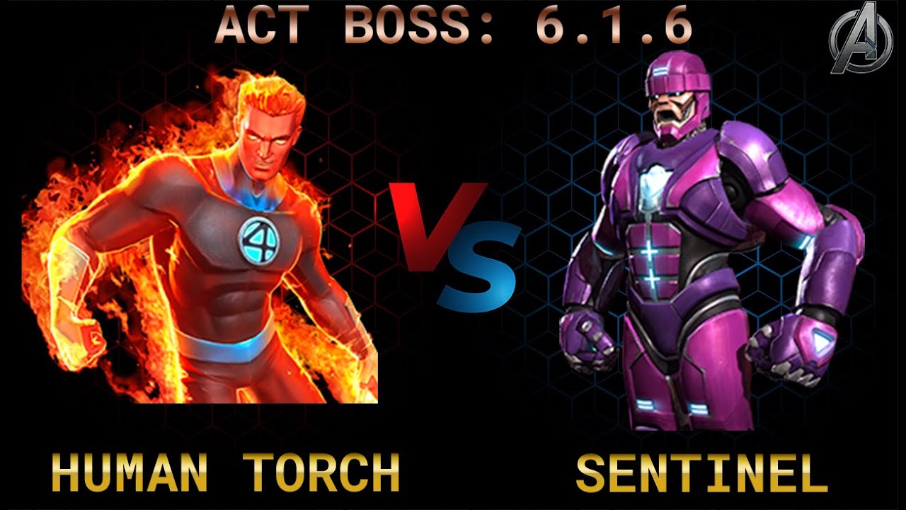 Act 6: Rebirth - Chapter 1 - Quest 6 (Boss: Sentinel) | Marvel Contest of Champions