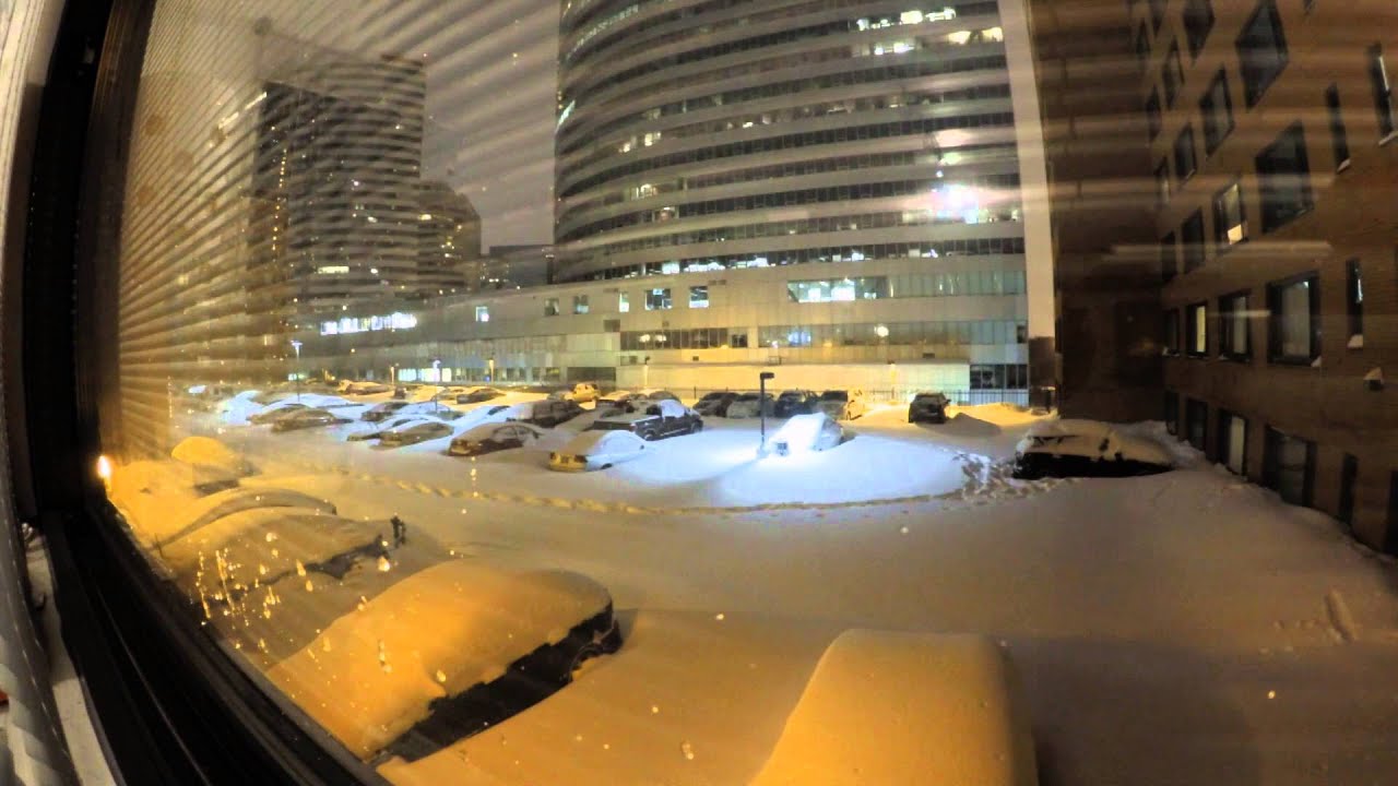 Snowzilla Time Lapse in Arlington, Virginia January 22-24, 2016 - YouTube