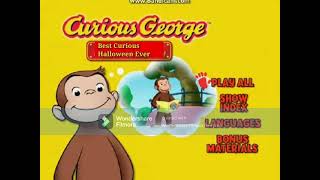 DVD Menu (Curious George: George's Were-Monkey Midnight Assignment Variant)