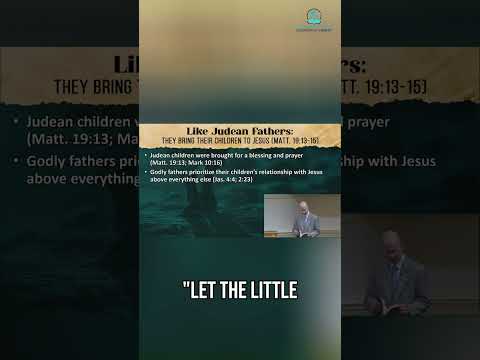 Children naturally want to draw near to Jesus. Are we clearing the path?