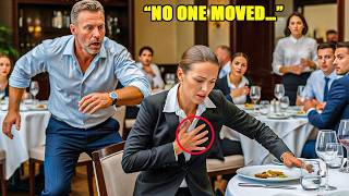 Single Dad Saved a Woman at a Restaurant — Then the Entire Room Went Silent
