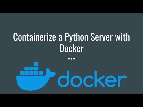 Containerize Python Server with Docker