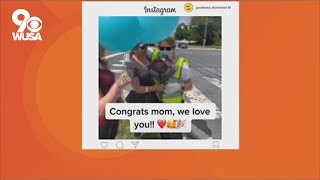 After 30 years of service, Maryland crossing guard helps last group of kids across the street