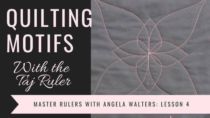 Introduction to Free Motion Quilting with rulers or templates - Sewing By  Sarah