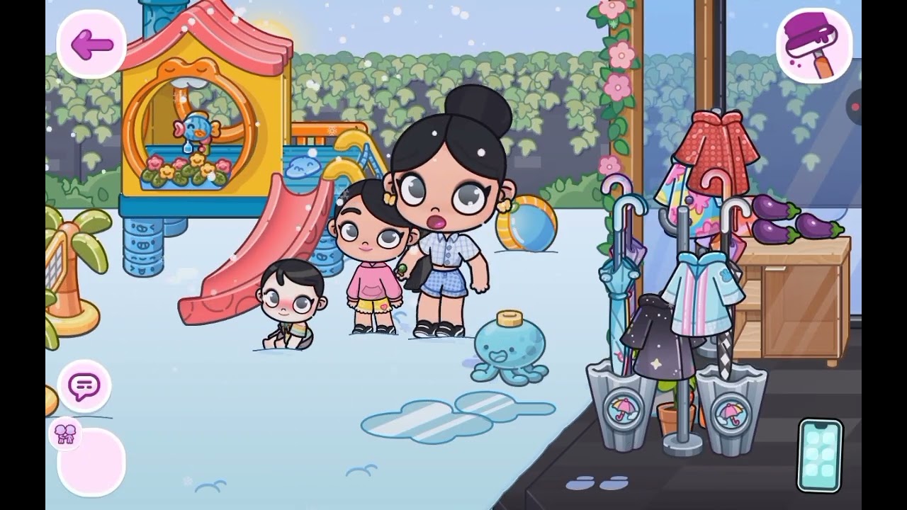 Tormenta de nieve en Avatar world 🥶🥶