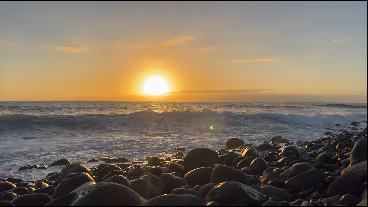 🌅 8.5 HOURS Sunset Beach & Ocean Waves: Calming Sea Sounds for Relaxation & Deep Sleep