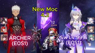 New MoC HSR 4.2 | Archer E0S1 &amp; Silver Wolf Lv.999 E0S1 | Honkai Star Rail