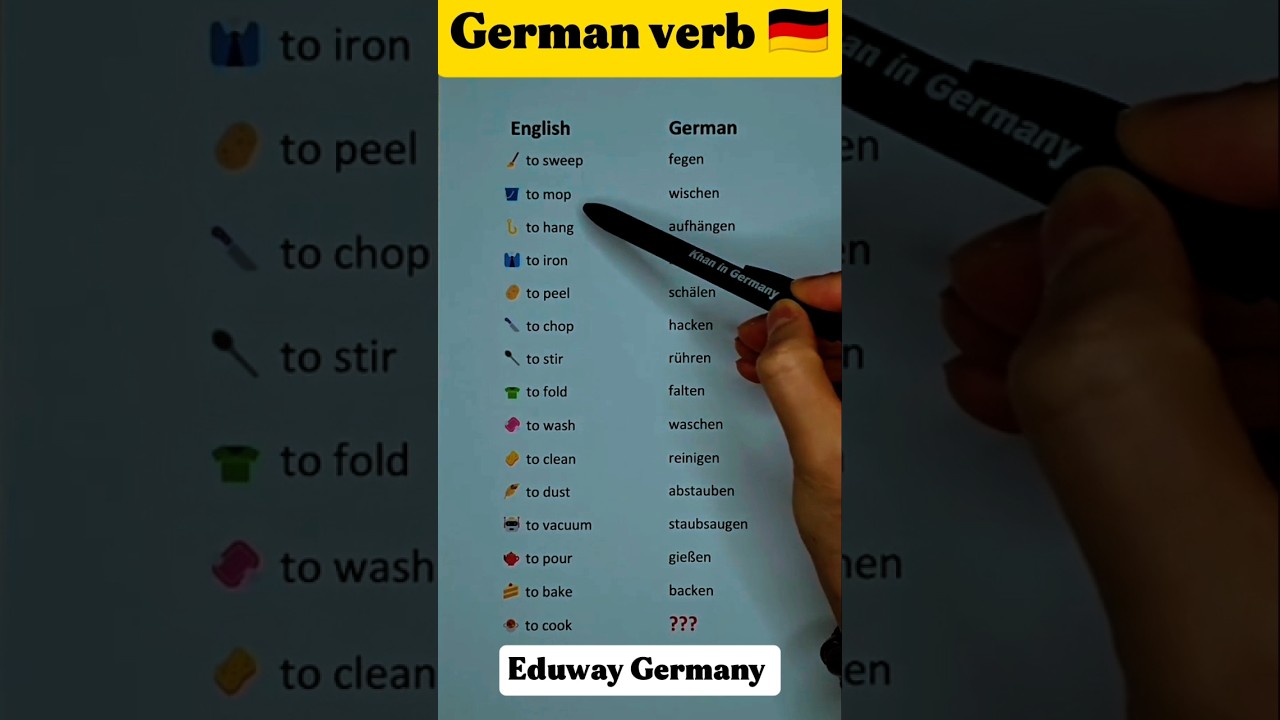 German Verbs🇩🇪 