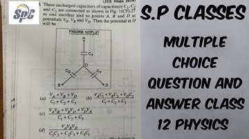 Three uncharged capacitor of C1,C2,C3 are connected as fig to one another and to point A ,B and D ..