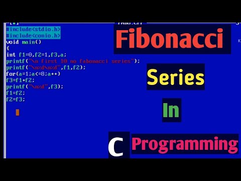 fibonacci series in c | cprogramming - YouTube