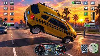 🚕💥 I FLIPPED My Taxi at INSANE SPEED! 😱 | Taxi Car Simulator Evo screenshot 5