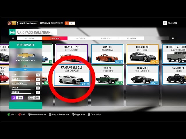 Buy Forza Horizon 4 Car Pass