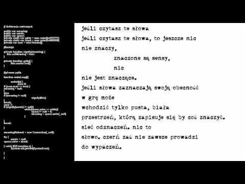 programming poetry / poetry programming