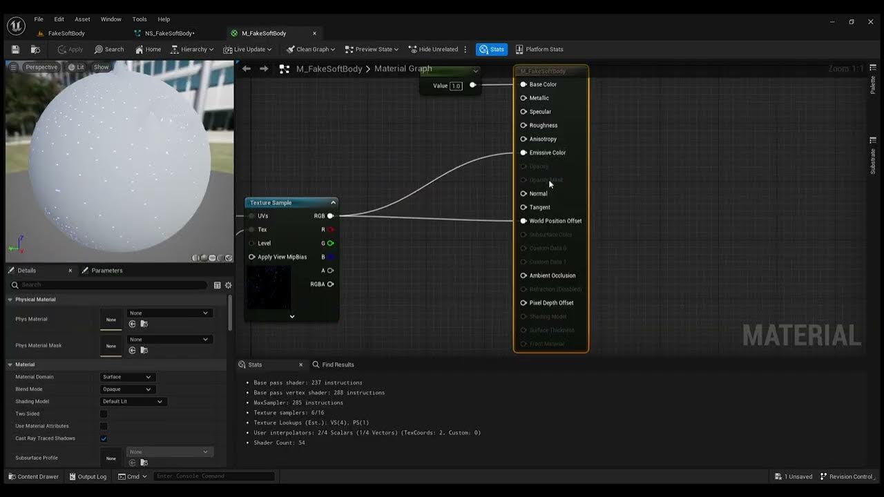 Unreal Fake SoftBody - YouTube