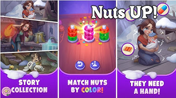 Nuts UP! Bolts Sort Puzzle Game Gameplay Mobile Android