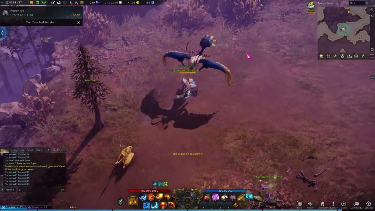 Monsters in TWILIGHT MISTS in ANIKKA Adventurers Tome in LOST ARK