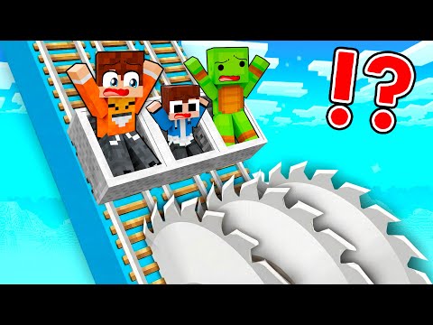 ZOSTALIŚMY ZŁAPANI W PUŁAPKE PIŁY w Minecraft!