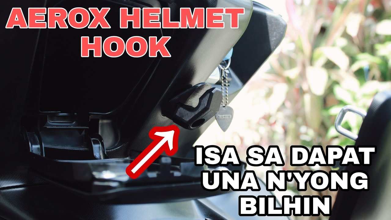 Aerox V2 Helmet Hook - YouTube